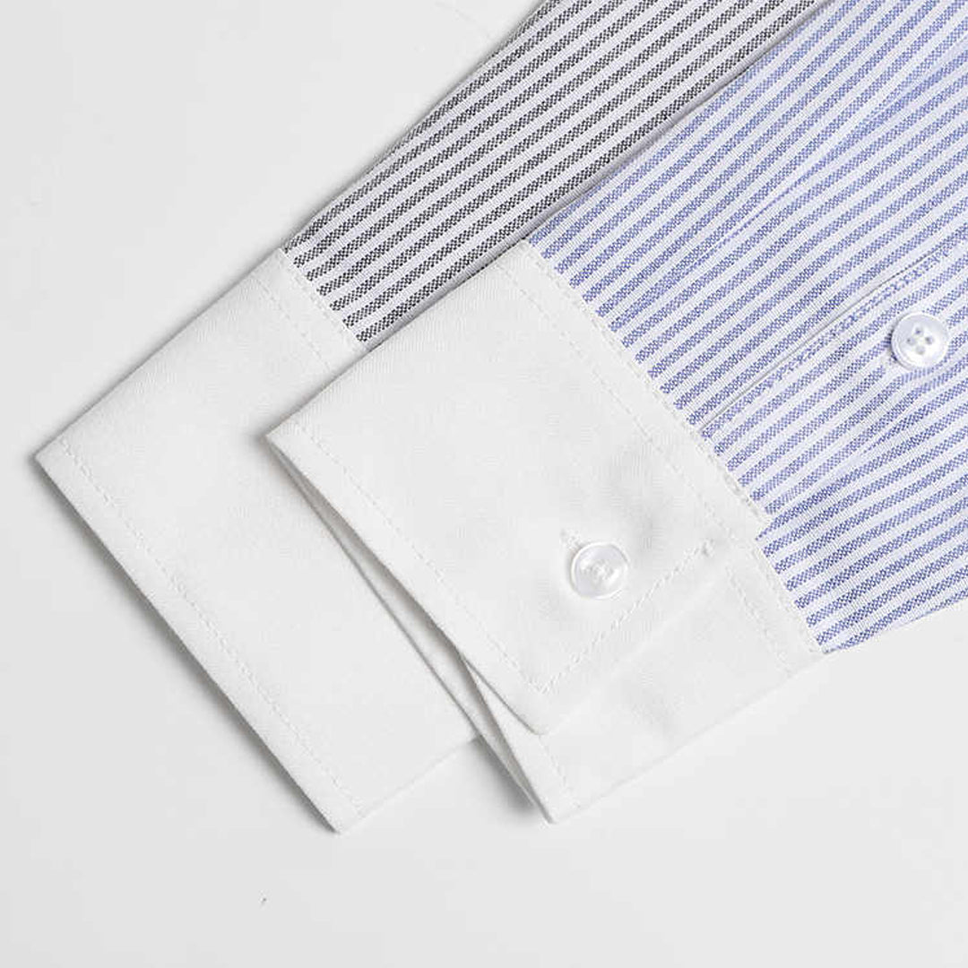 MR.TOM Blue striped shirt