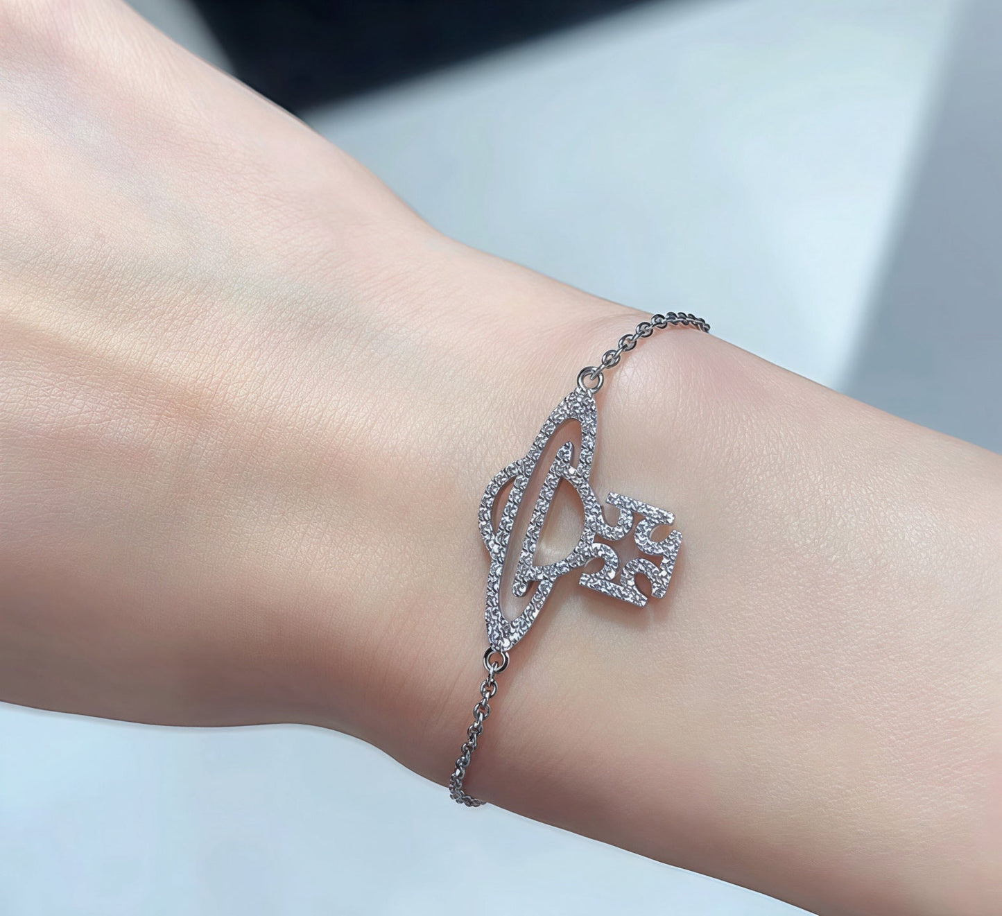 Vivienne Westwood Simple Rhinestone Bracelet
