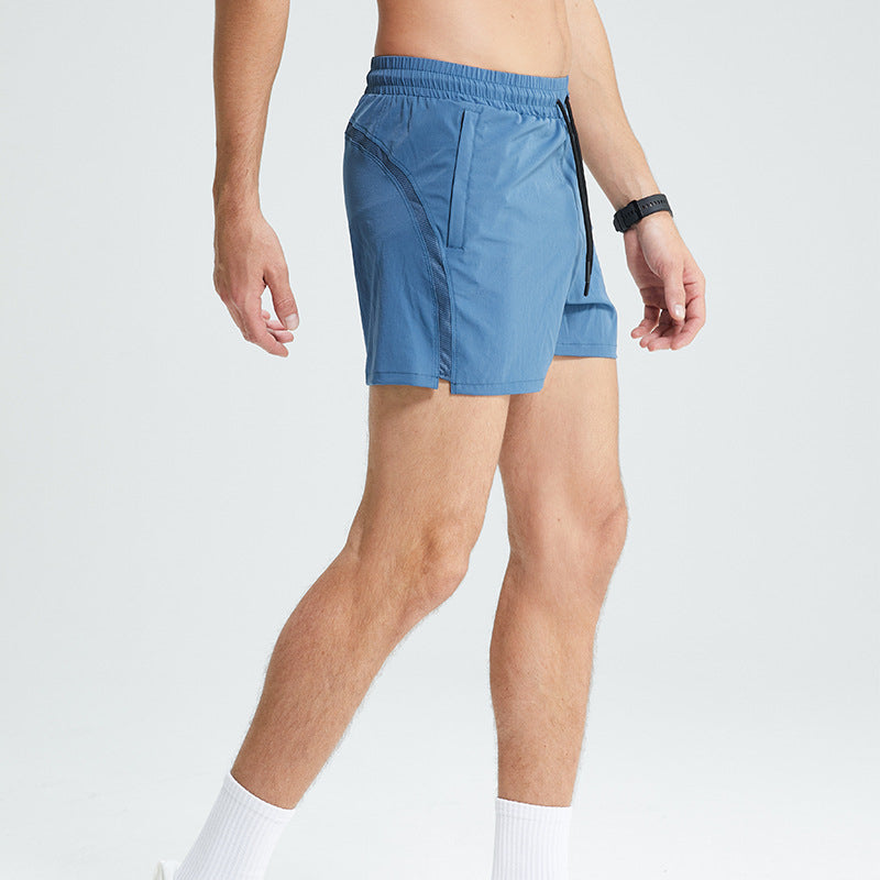Quick-Drying Breathable Cooling Shorts Blue Gray