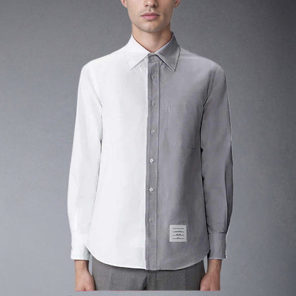 Thom Browne  Blue striped shirt