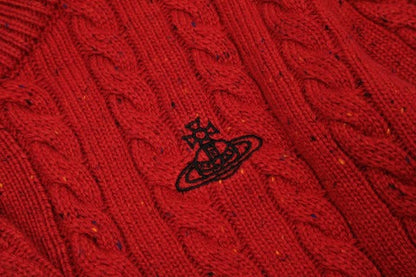 Vivienne Westwood Color-block Cotton-Wool Cardigan