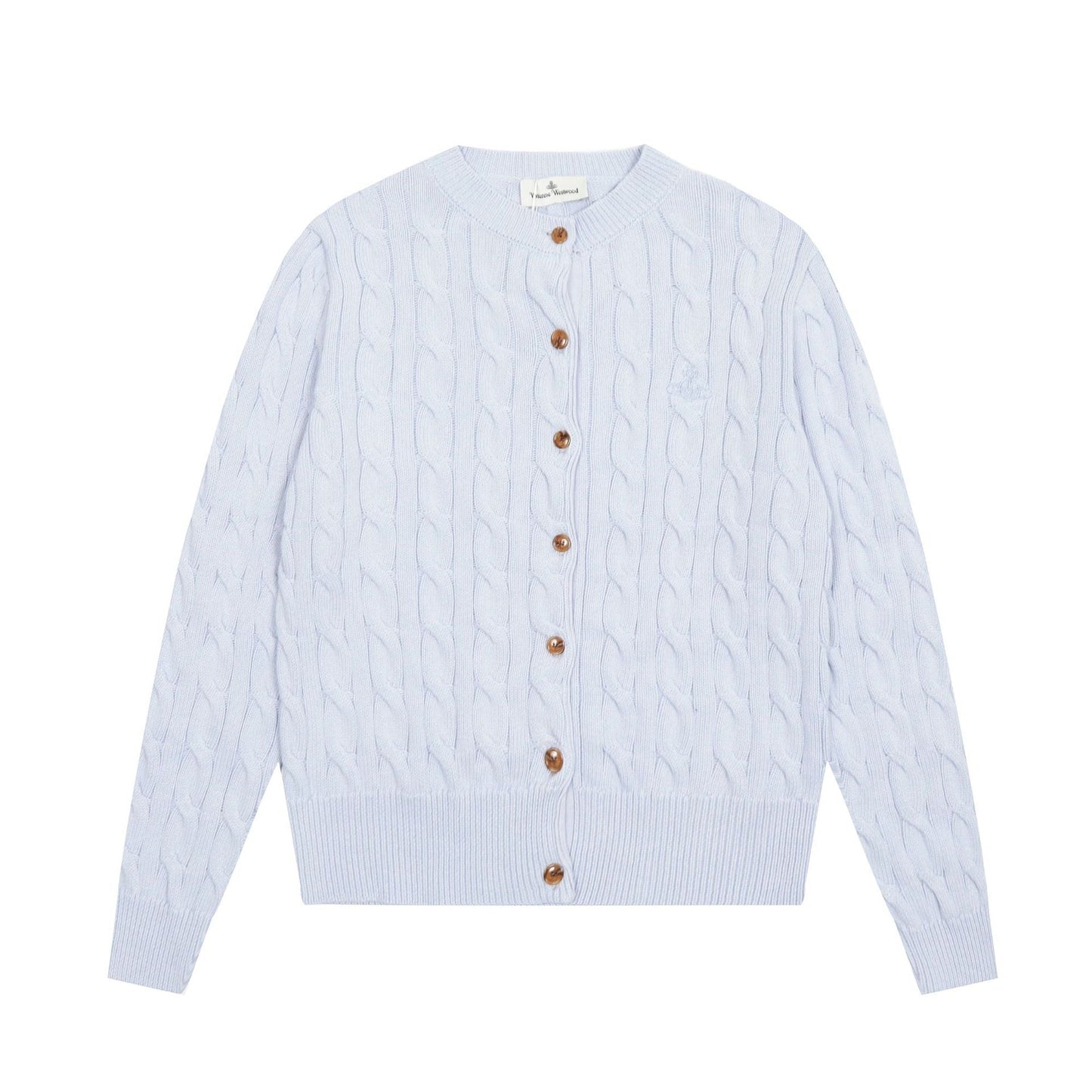 Vivienne Westwood Solid-Color Cotton-Wool Cardigan
