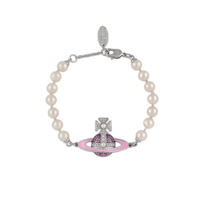 Vivienne Westwood Pearl Saturn Bracelet