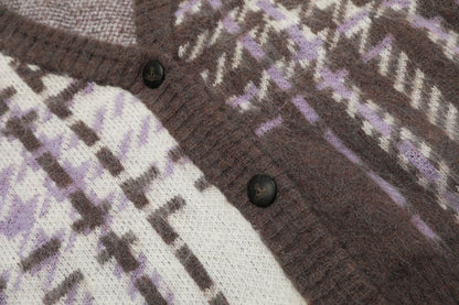 Vivienne Westwood Color-block Cotton-Wool Cardigan