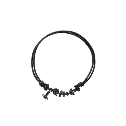 Vivienne Westwood Fishbone Cord Bracelet