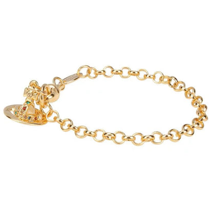 Vivienne Westwood Crystal Saturn Bracelet