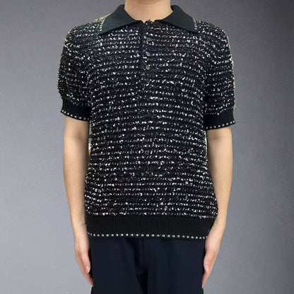 MThom Browne 2025ss Wool polo T-shirt