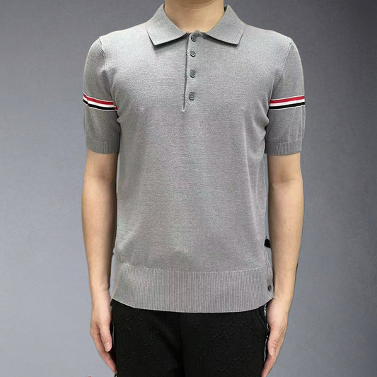 Thom Browne 2025ss Men Wool POLO T-shirt