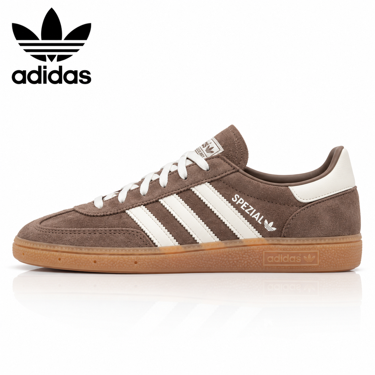 Adidas Handball Spezial Brown Suede-Style Sneakers