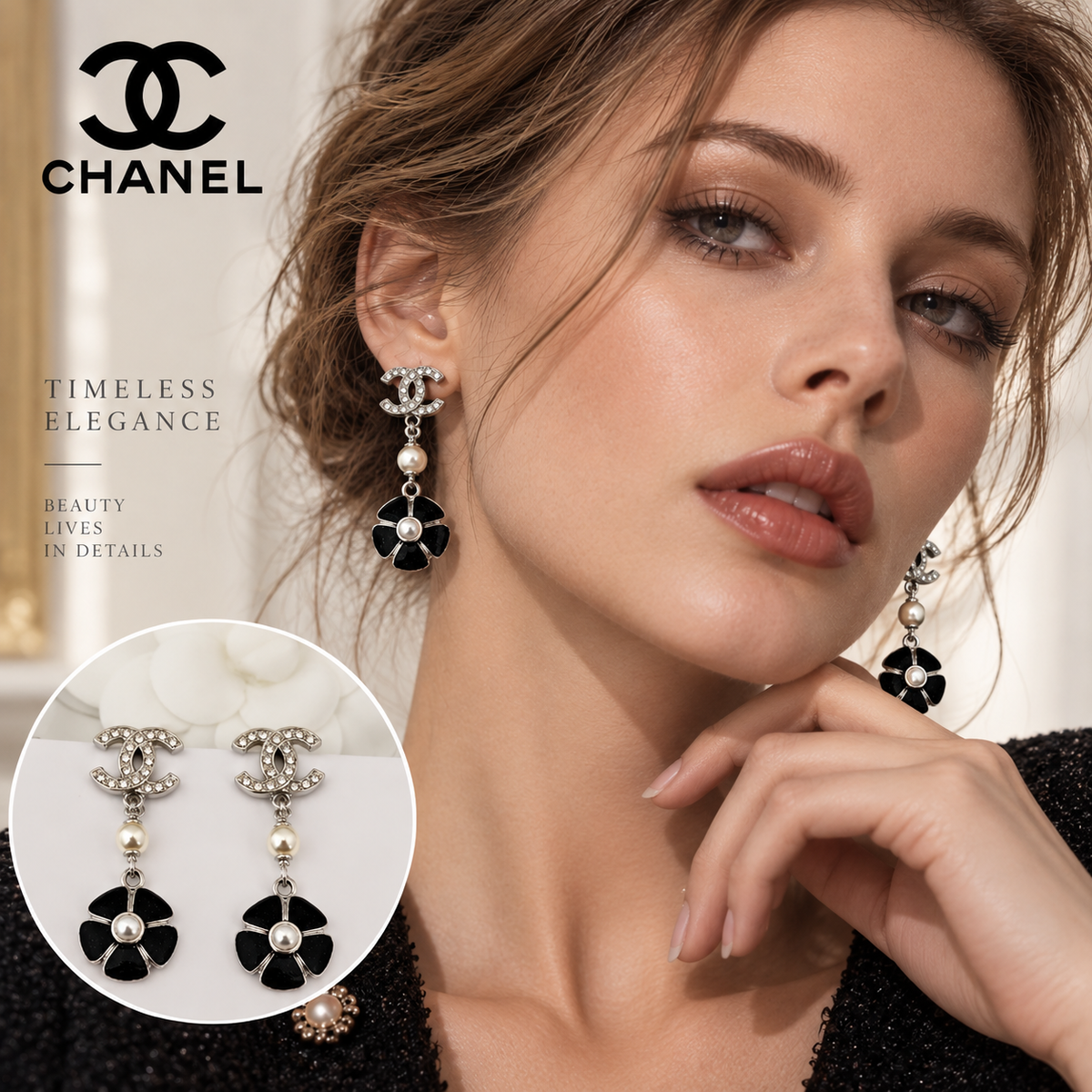 CHANEL P60 Earrings - Refined Fashion Jewelry