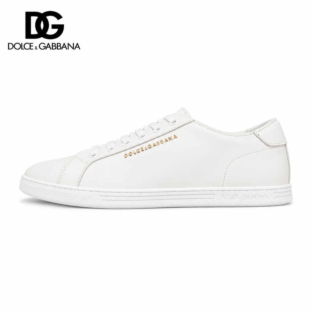 Dolce & Gabbana D&G Logo Panelled Low-Top Sneakers