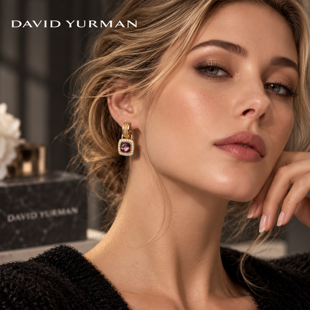 DAVID YURMAN Earrings – Gold-Tone Polished Design