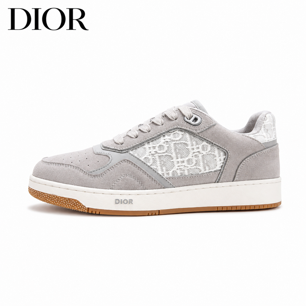 Dior Monogram Court-Style Low-Top Sneakers - Style 437