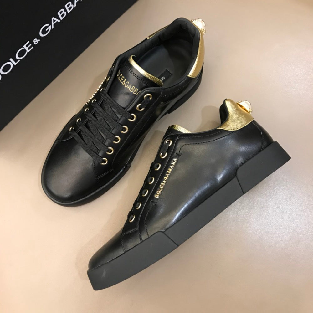 Dolce＆Gabbana/顶级原单 P210元 Size：35-45情侣款 DG重工系列，原版进口小牛皮，头层羊皮里，原版五金配件，精致奢华，超A级别！版型对比专柜正品，丝毫不差！ #383145 - image 2