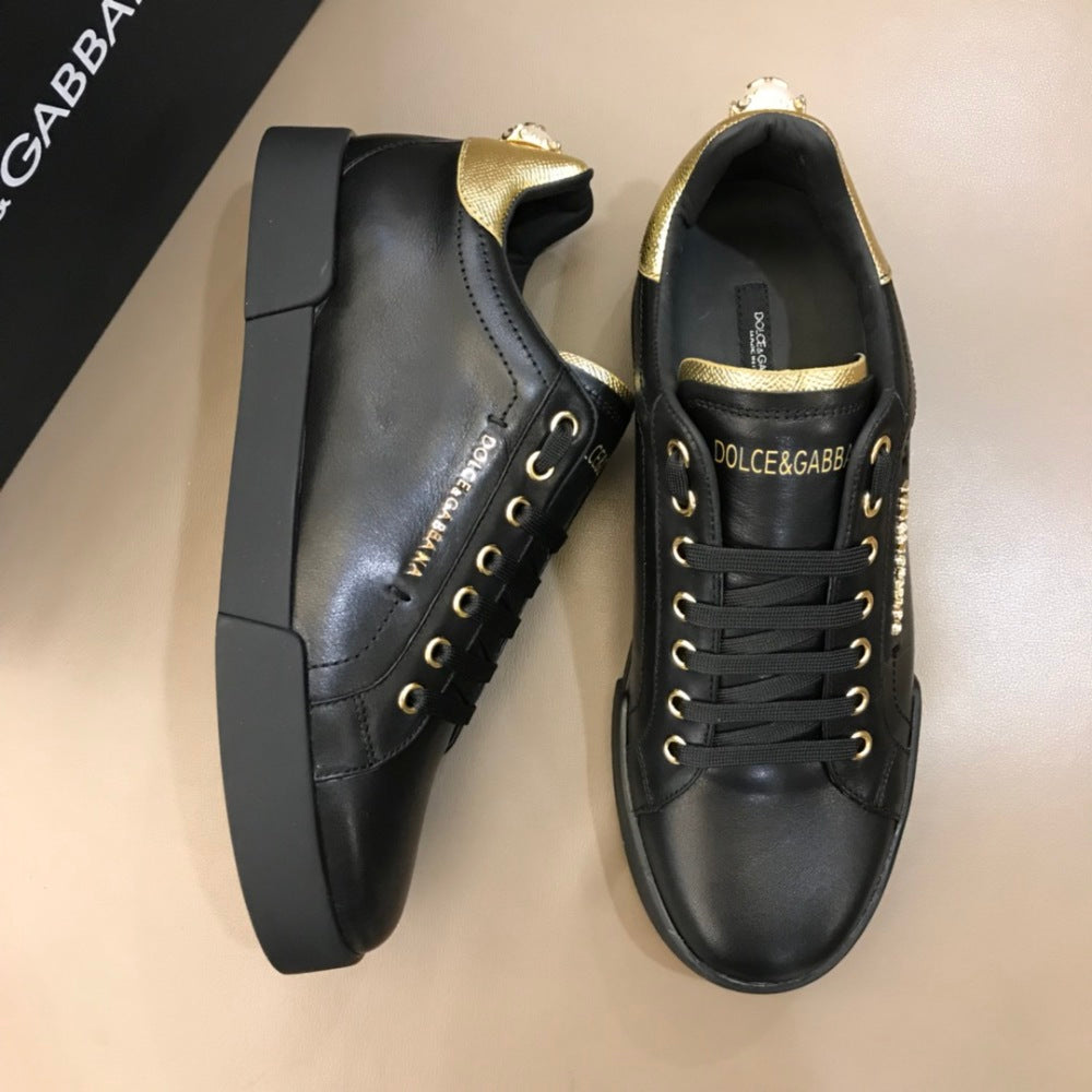 Dolce＆Gabbana/顶级原单 P210元 Size：35-45情侣款 DG重工系列，原版进口小牛皮，头层羊皮里，原版五金配件，精致奢华，超A级别！版型对比专柜正品，丝毫不差！ #383145 - image 3