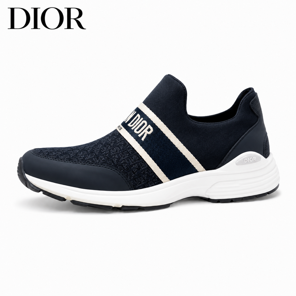Dior Men's Textile-Detail Designer Sneakers | Style 428
