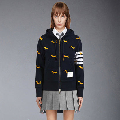 Thom Browne embroidery Hoodie