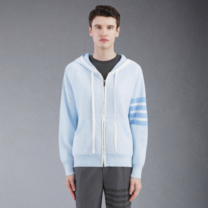 Thom Browne  2025 Rainbow Stripes Hoodie