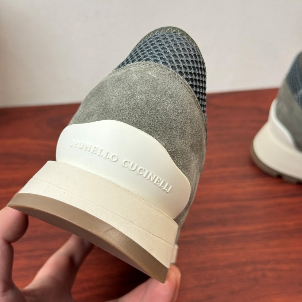 Brunello Cucinelli Textured Low-Top Sneakers