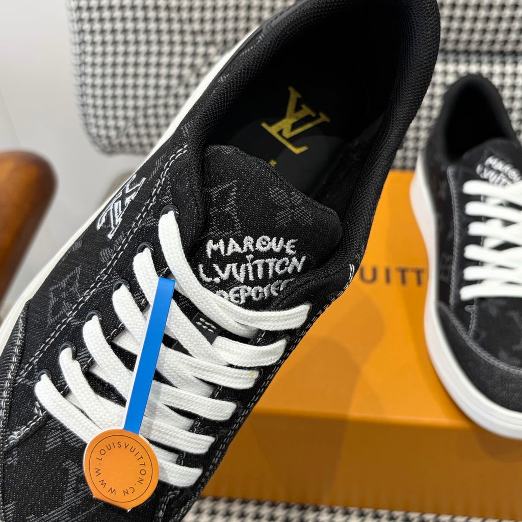 LV Monogram Low-Top Casual Sneakers