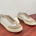 Brunello Cucinelli Textured Contrast-Panel Sneakers