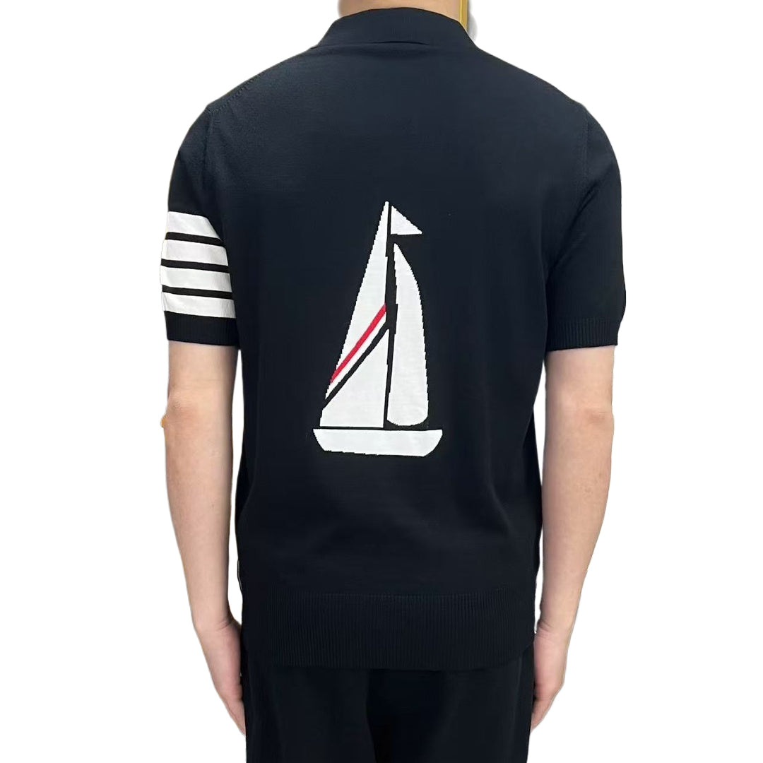 Thom Browne Man Wool POLO T-shirt