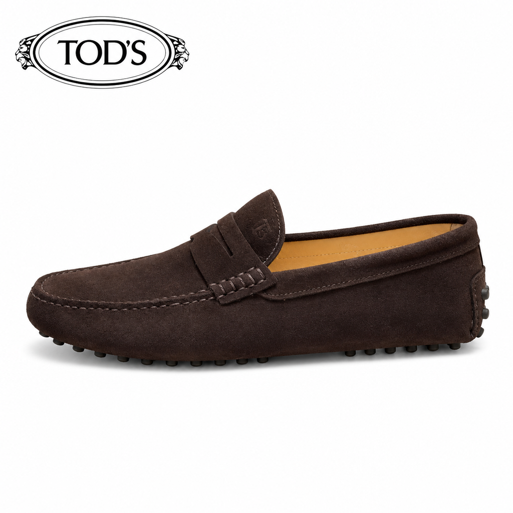TOD'S Suede Penny Loafers #253