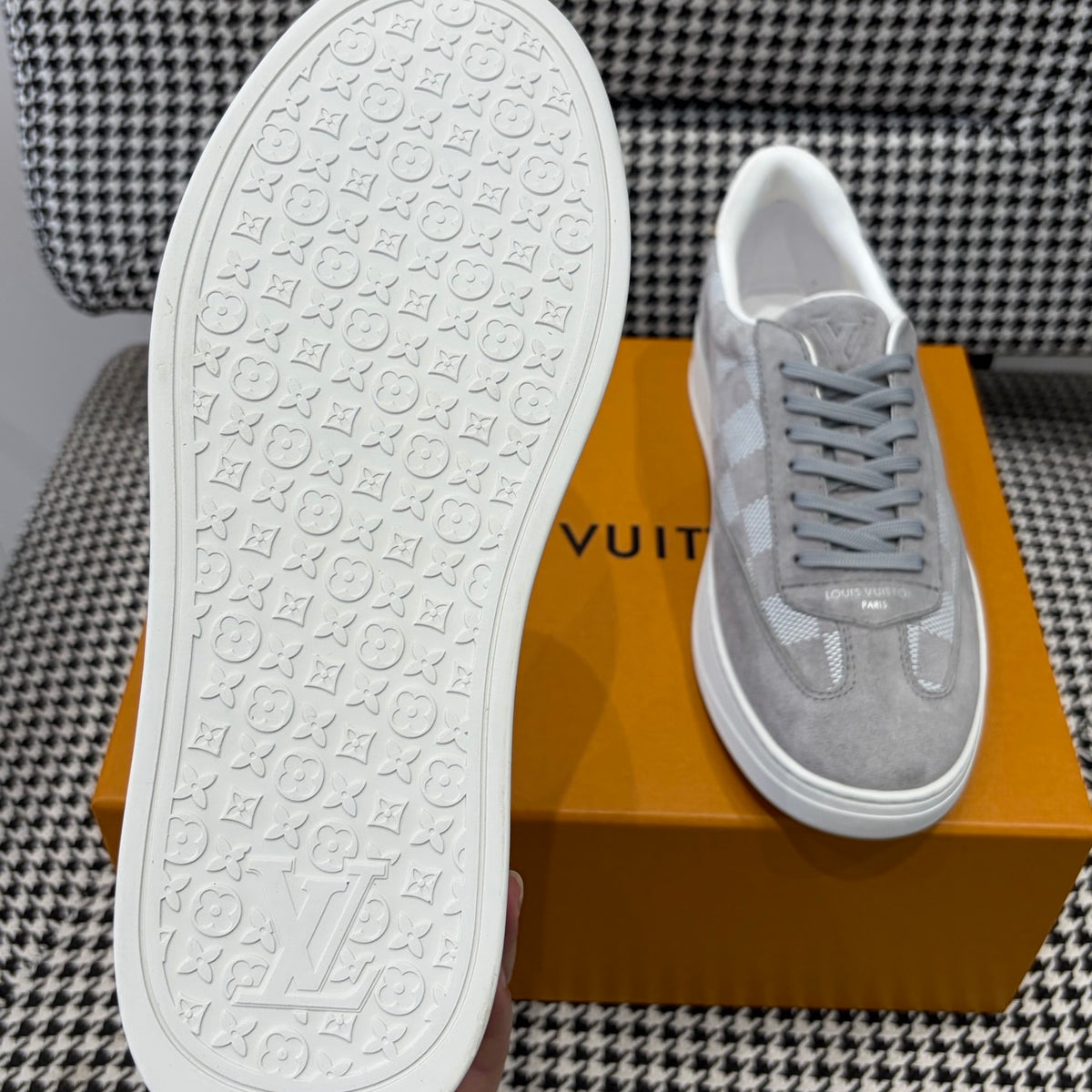 LV Monogram Low-Top Casual Sneakers