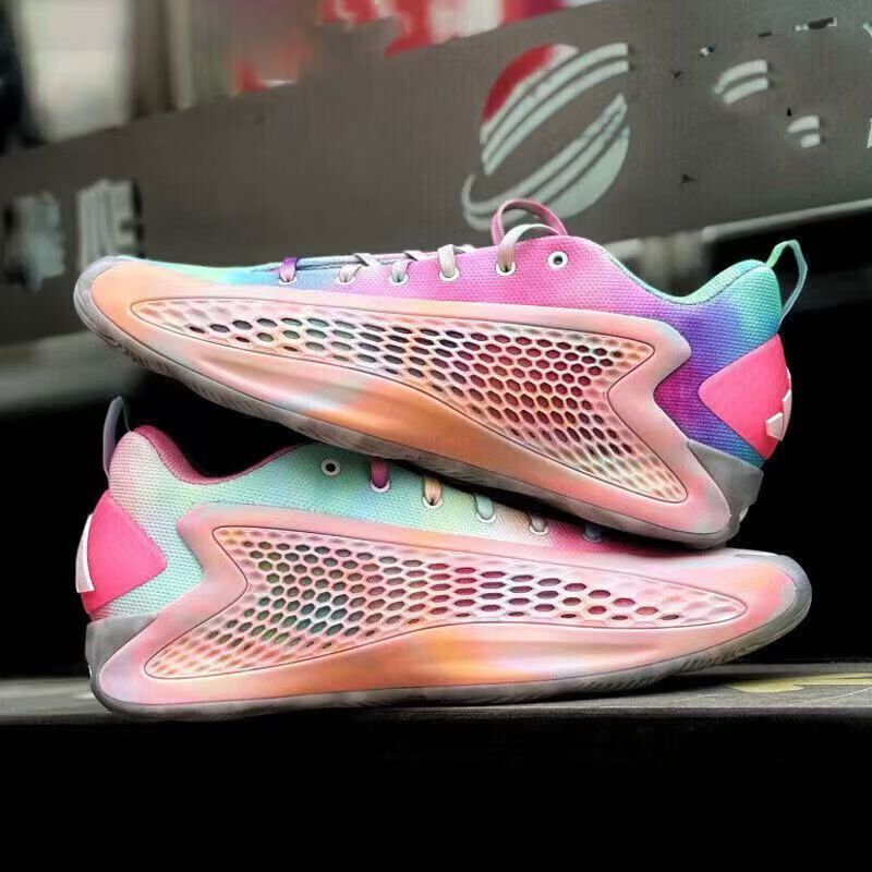 adidas AE 1 Basketball Shoes - Pastel Multicolor