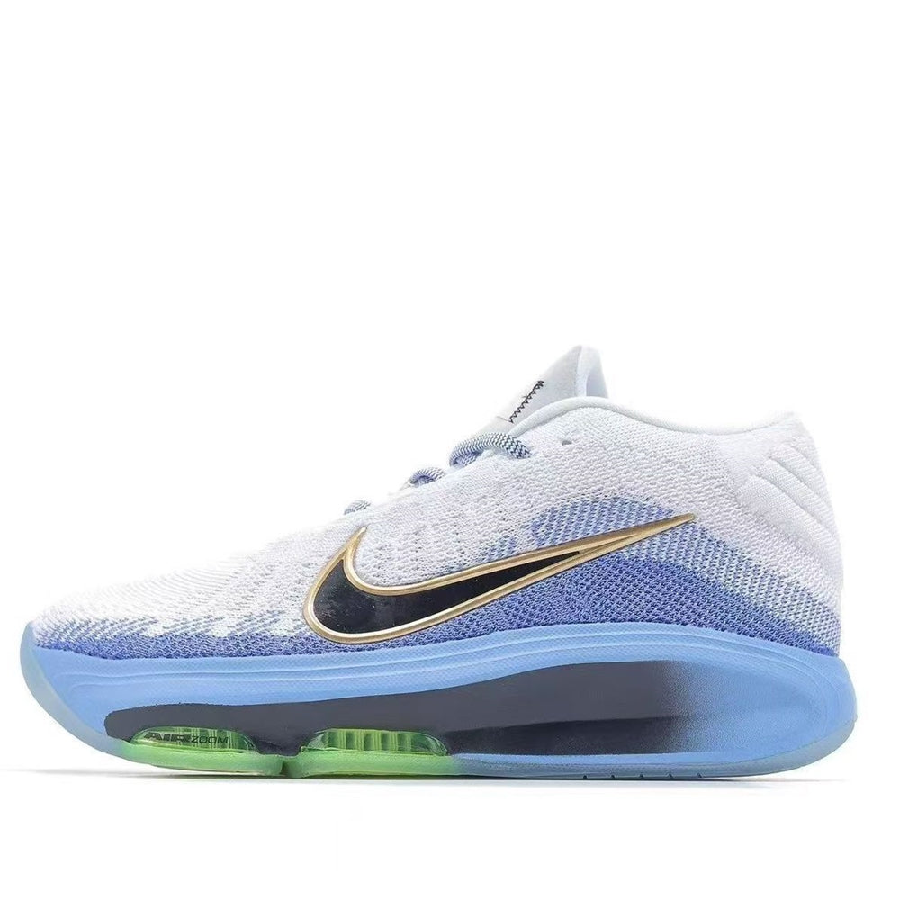Nike G.T. Hustle 3 EP Basketball Shoes - White Blue Gold