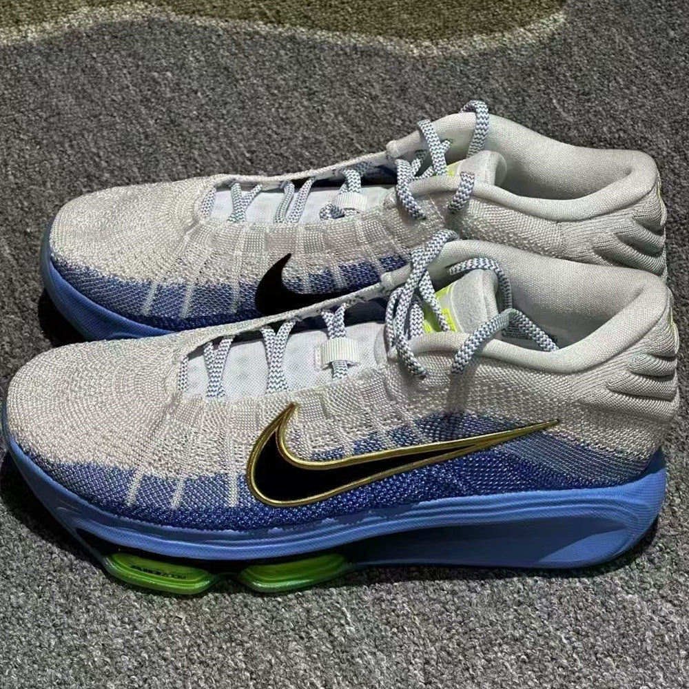 Nike G.T. Hustle 3 EP Basketball Shoes - White Blue Gold