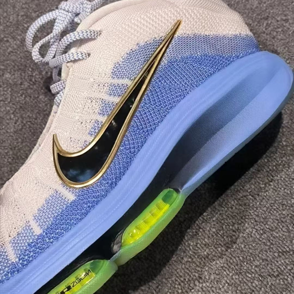 Nike G.T. Hustle 3 EP Basketball Shoes - White Blue Gold