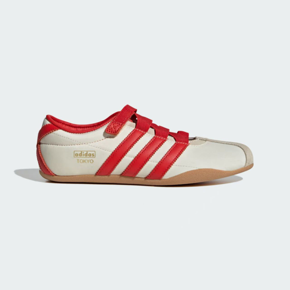 adidas Tokyo White & Red Low-Profile Sneakers