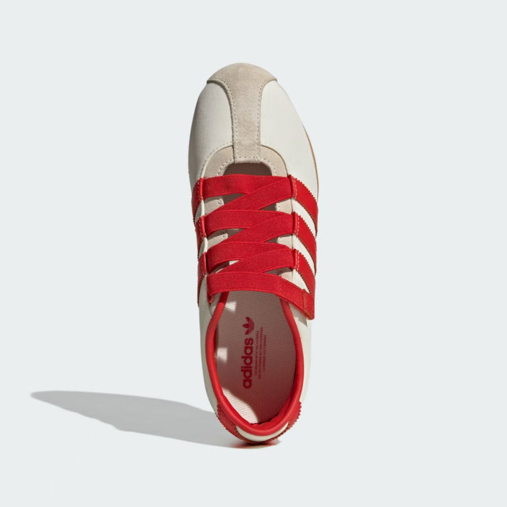adidas Tokyo White & Red Low-Profile Sneakers