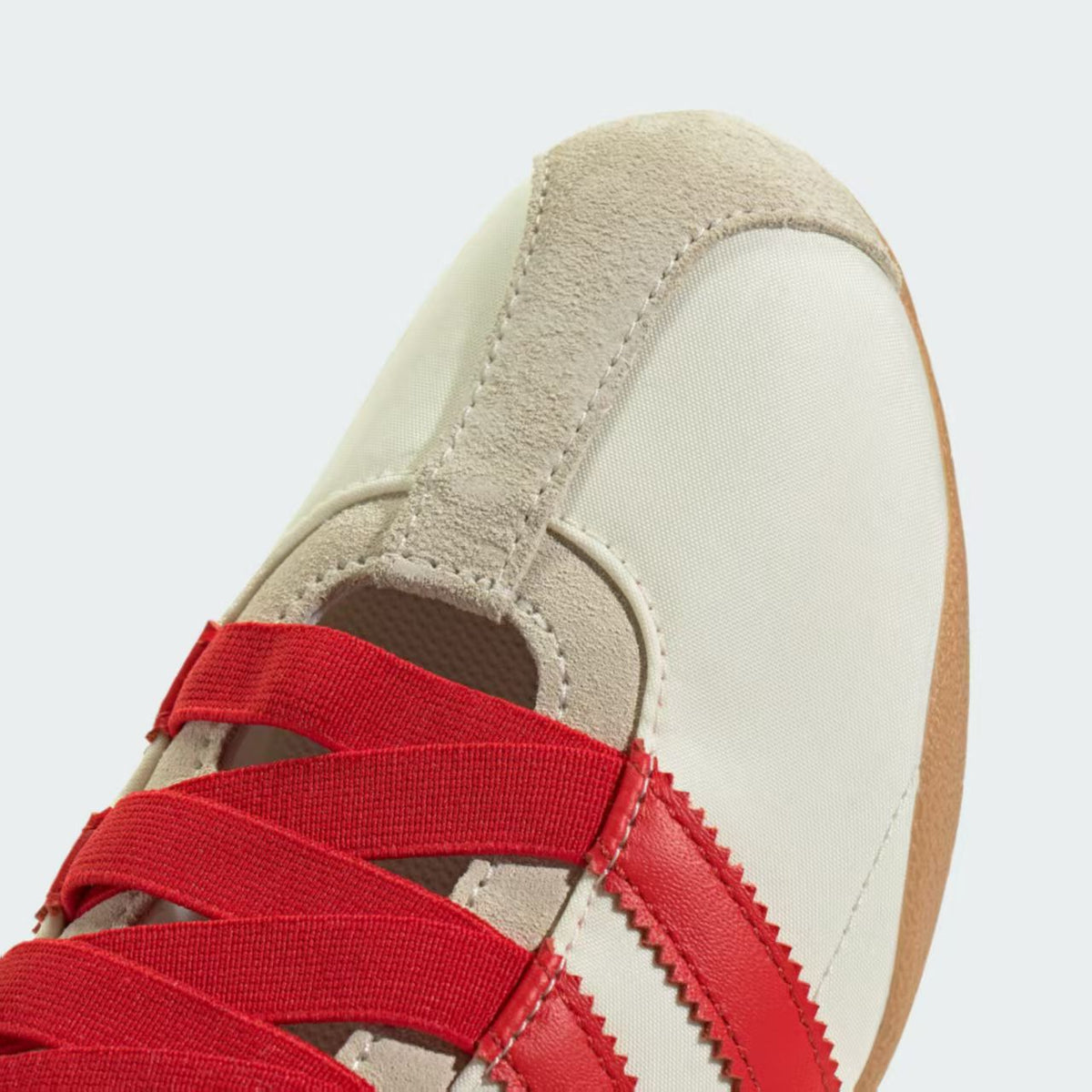 adidas Tokyo White & Red Low-Profile Sneakers