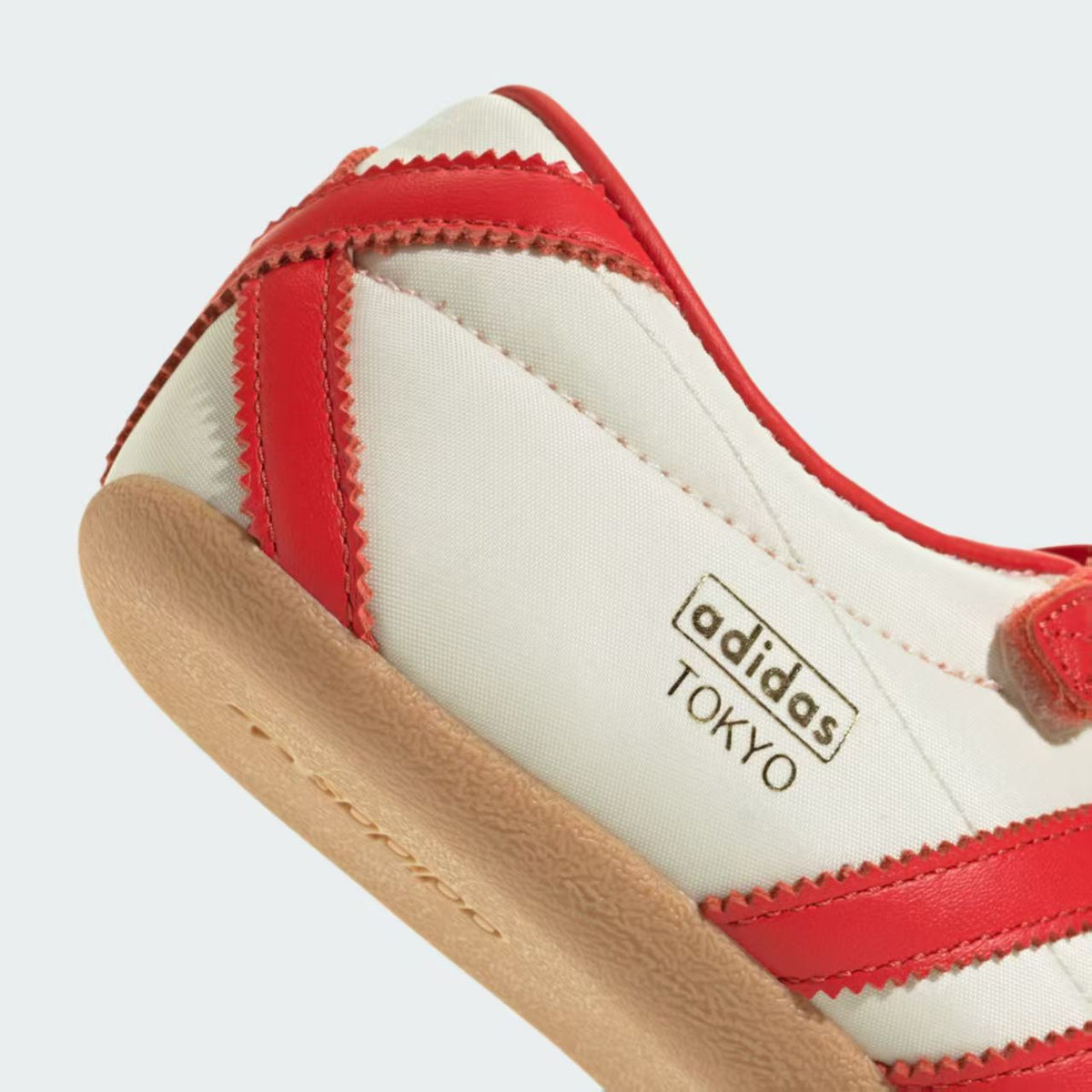 adidas Tokyo White & Red Low-Profile Sneakers