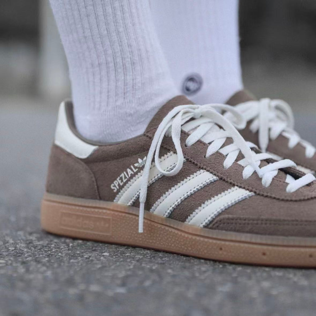 Adidas Handball Spezial Brown Suede-Style Sneakers