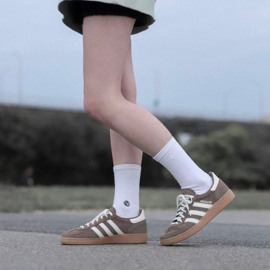Adidas Handball Spezial Brown Suede-Style Sneakers