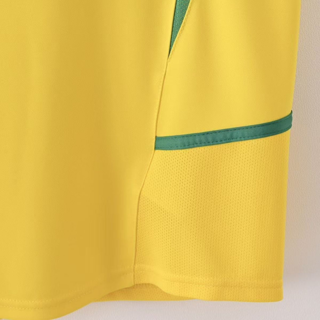 Nike Brazil 2002 Home Ronaldo #9 Soccer Jersey