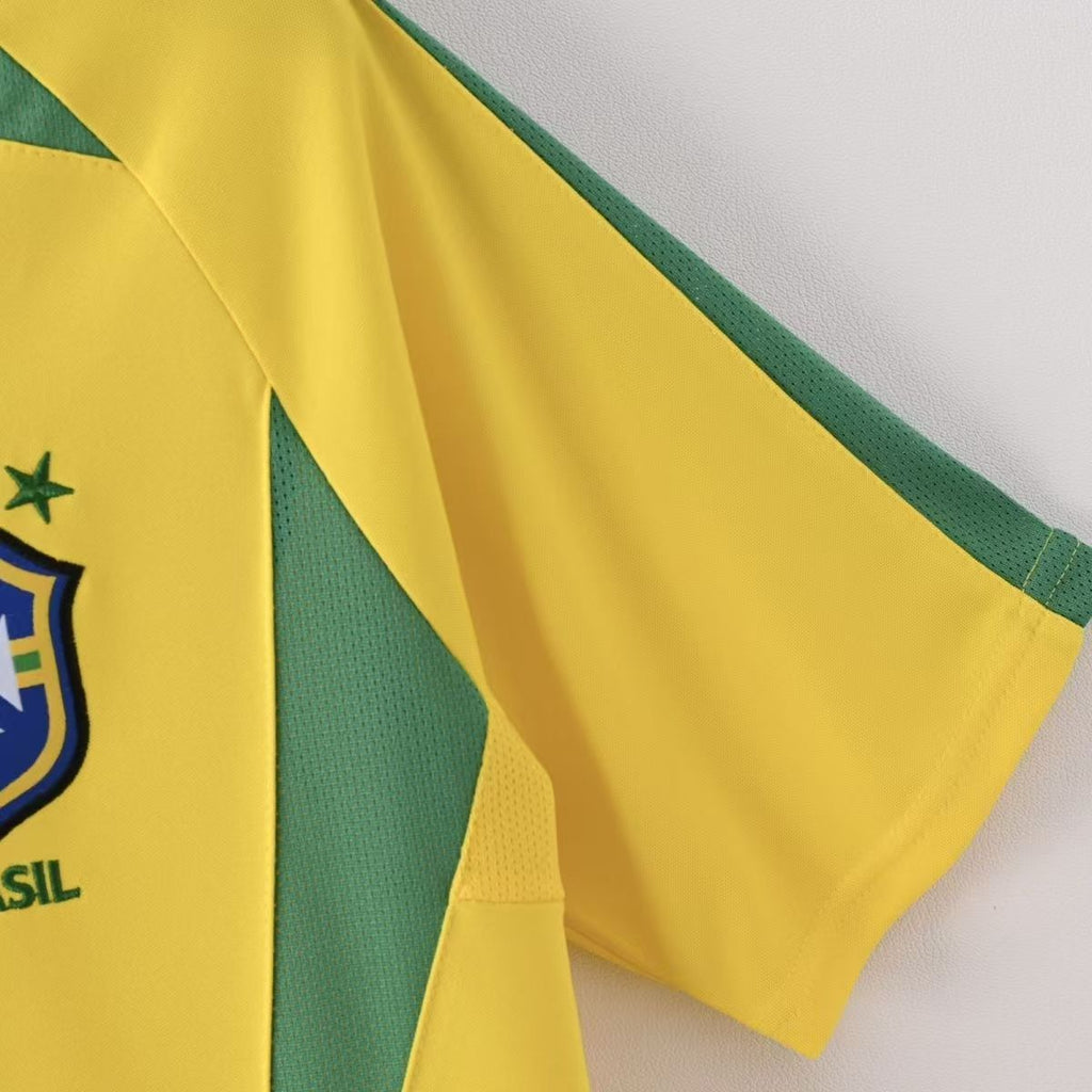 Nike Brazil 2002 Home Ronaldo #9 Soccer Jersey