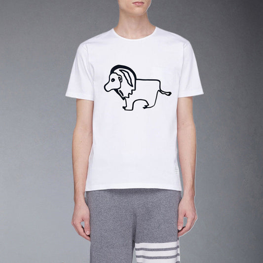 Thom Browne Lion print T-shirt