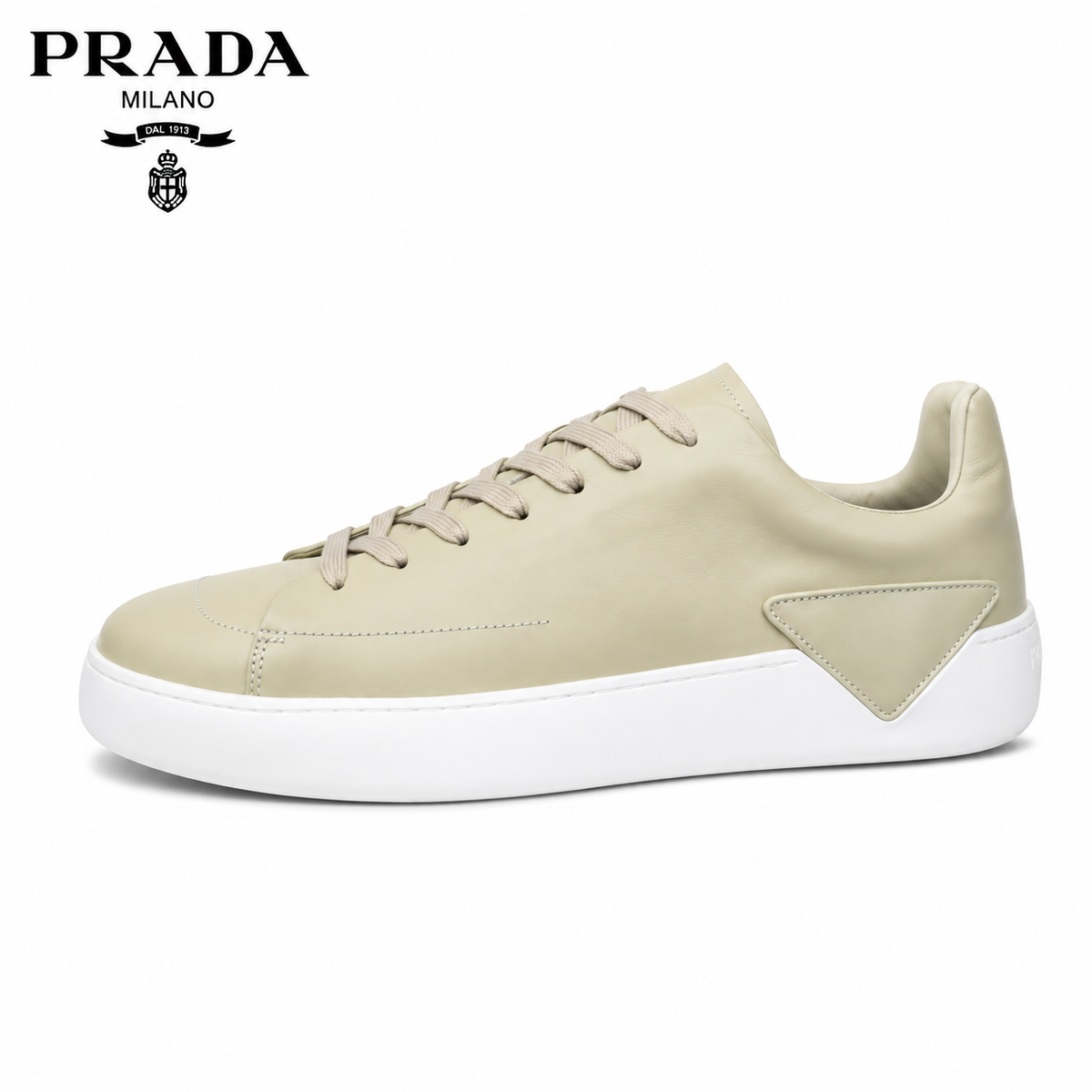 Prada Macro Leather Sneaker — 2 Colors