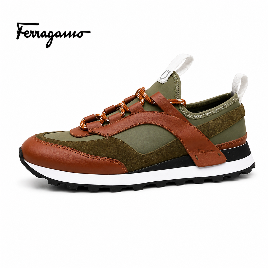 Ferragamo Men's Designer Sneakers - Style 426198