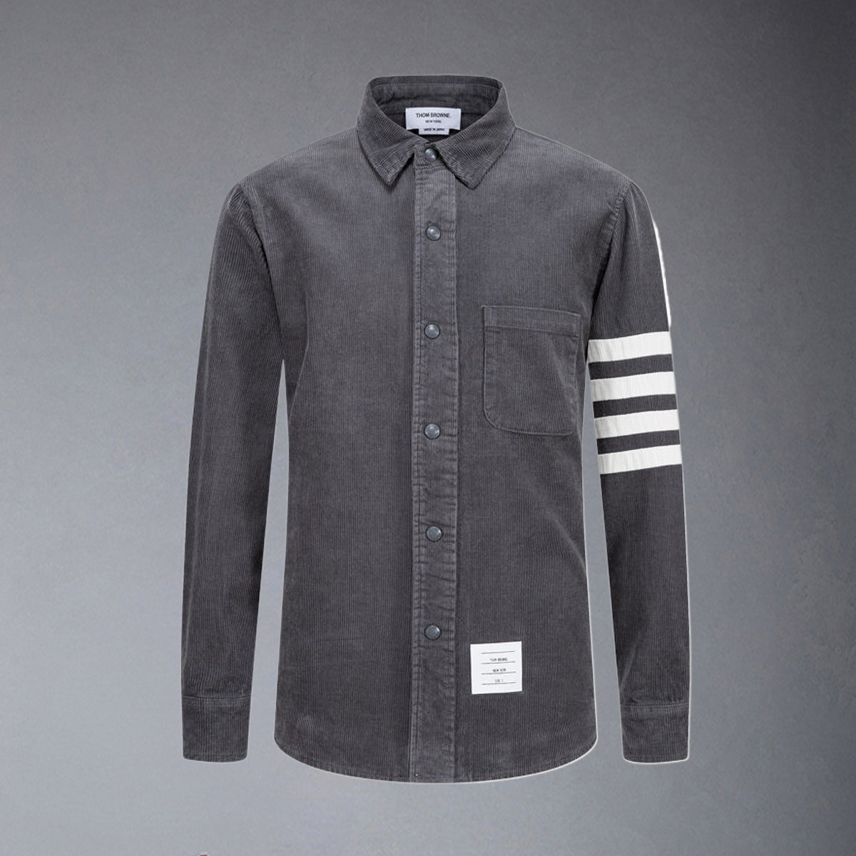 Thom Browne Man 4-Bar Thick Shirt