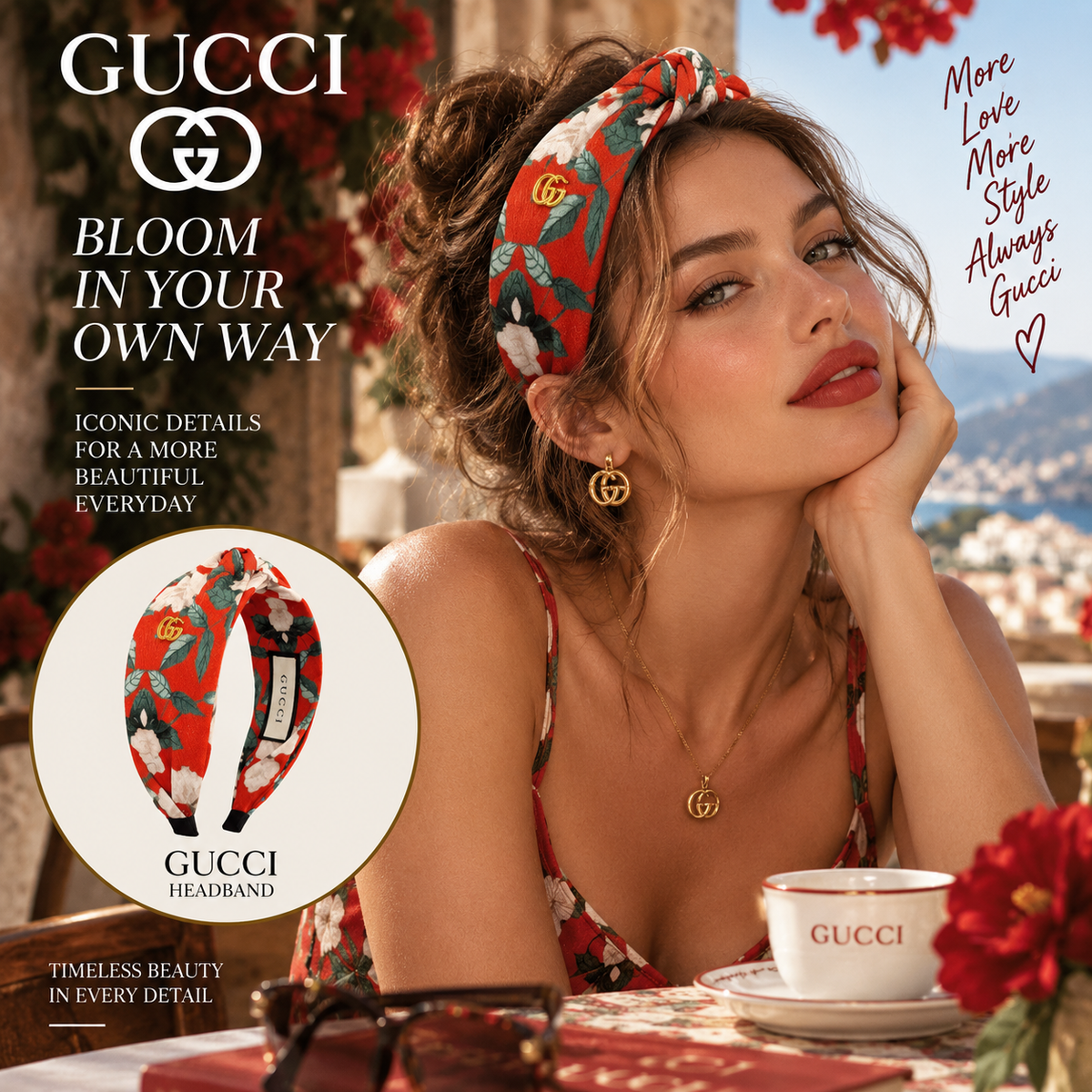 GUCCI Refined Wide Headband | Fashion Hair Accessory