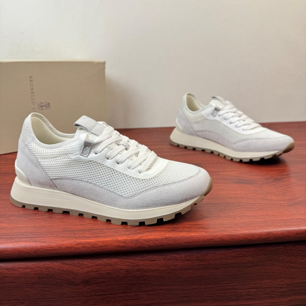 Brunello Cucinelli Textured Low-Top Sneakers