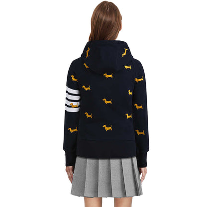 Thom Browne embroidery Hoodie