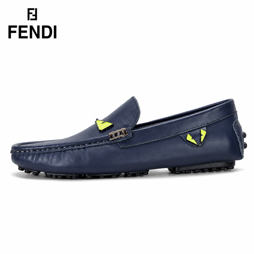 FENDI Men's Multi-Color Designer Loafers | 419333