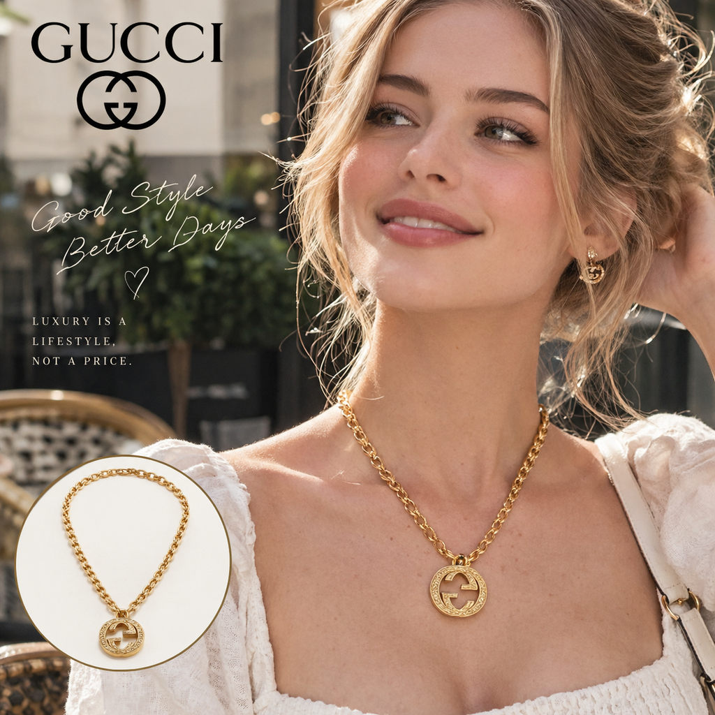 GUCCI Pendant Chain Necklace | Fashion Jewelry