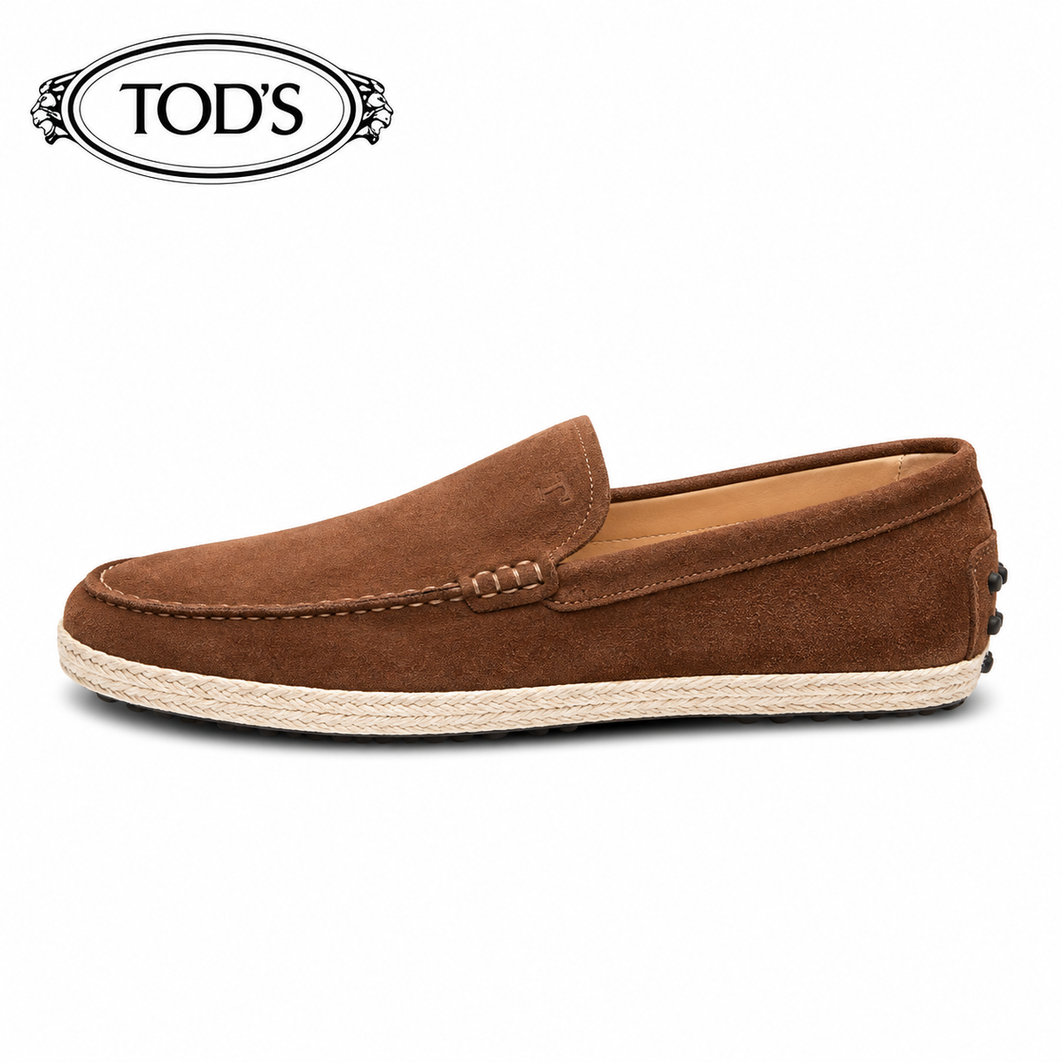 TOD'S Suede Espadrille Loafers #293